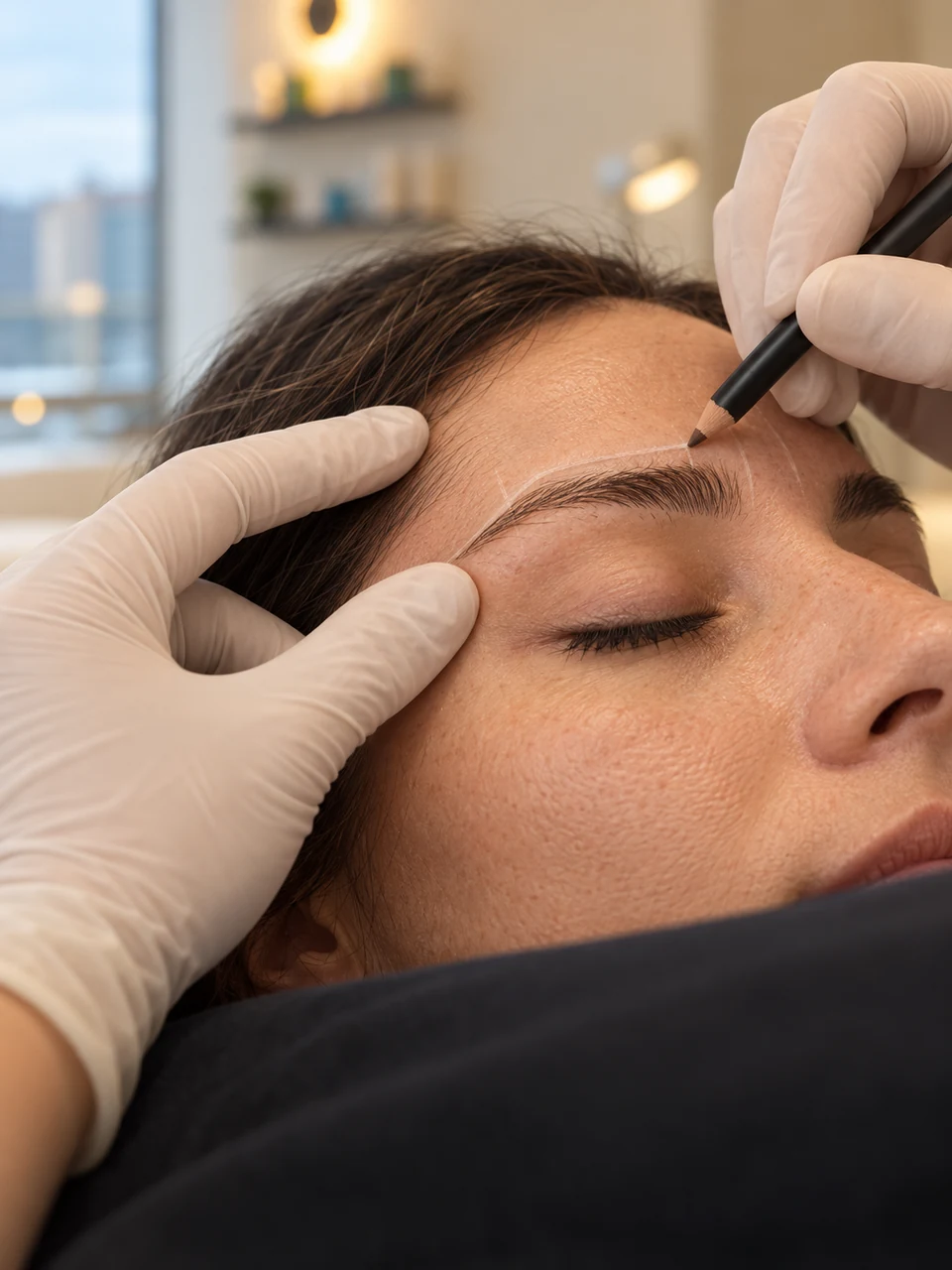 Planificación ilustrativa de cejas para injerto en Capellé, Querétaro